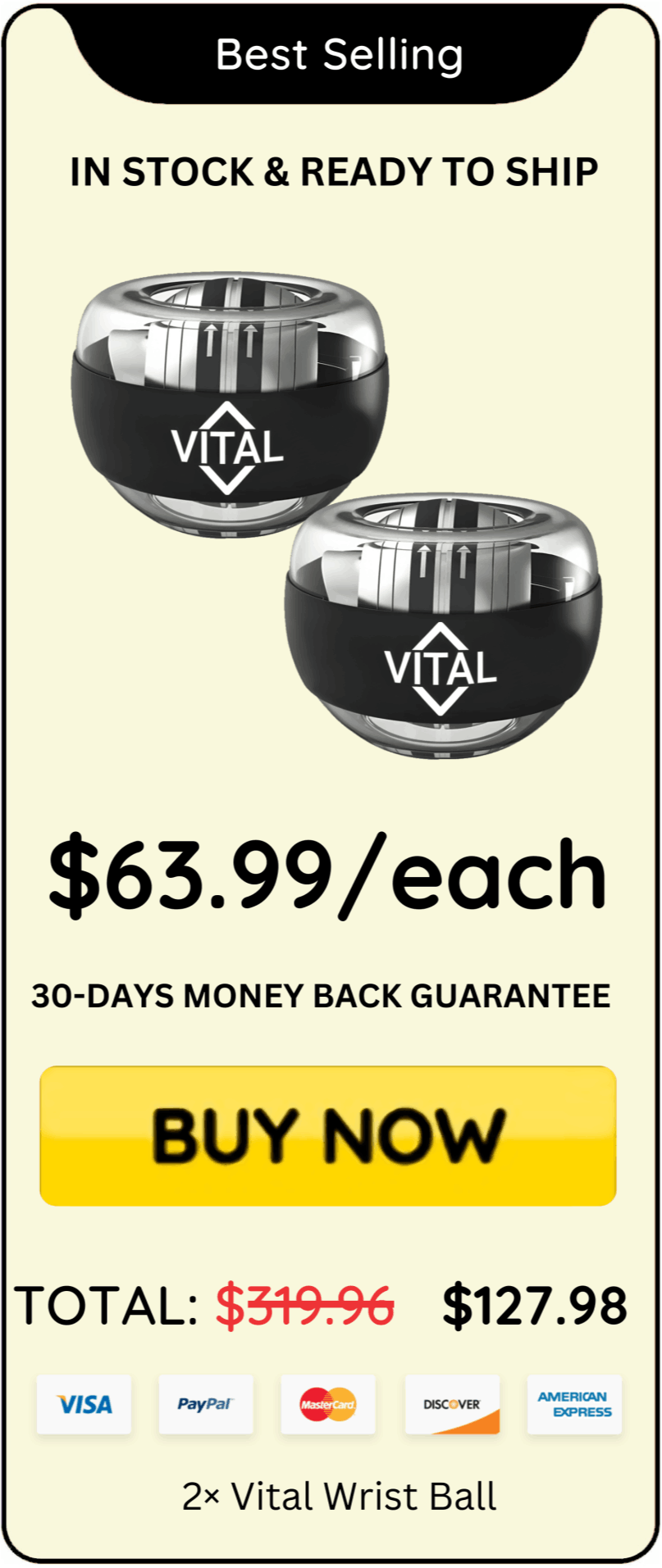 Vital Wrist Ball offer price